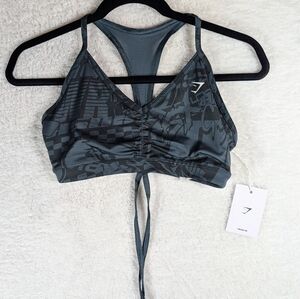 98-Nwt Gymshark Women's Gray Sports Bra
